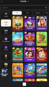 p999 card games