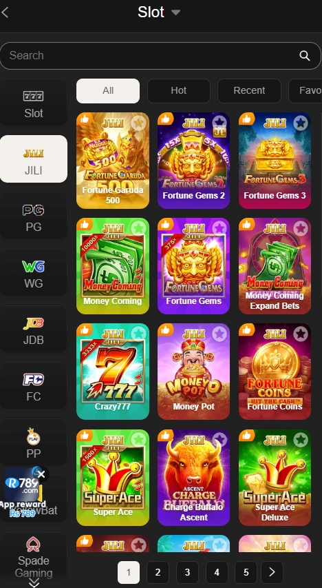 p999 slot games